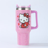 40oz Hello Kitty Print Bling Rhinestone Tumblers 20pcs Pack_CNPNY