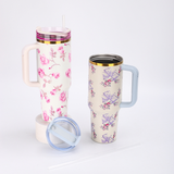 🌸🌸14oz/40oz Love Shack Fancy Collab🎀🎀 Mirror Gold Underneath Blank Quencher Tumblers_CNPNY
