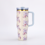 🌸🌸14oz/40oz Love Shack Fancy Collab🎀🎀 Mirror Gold Underneath Blank Quencher Tumblers_CNPNY
