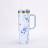 🌸🌸14oz/40oz Love Shack Fancy Collab🎀🎀 Mirror Gold Underneath Blank Quencher Tumblers_CNPNY