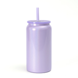 16oz Ombre Solid Colors Shimmer Stainless Steel Metal Can Tumblers for Sublimation and Laser Engrvaing_CNPNY