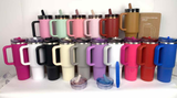 30oz ProTour Flip Straw Powder Coat Qencher Tumblers with Double Lids Include No Spill Leak Proof Lids 20pcs For Laser Engraving_CNPNY