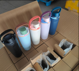 Presale USA_30oz Owala Stye Powder Coat Flip Straw Tumblers Water Bottles 25pcs For Laser Engraving_USPNY