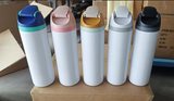 Presale USA_24oz White Blank Sublimation Owala Style Water Bottles 25pcs_USPNY