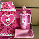 😻🎀40oz Glow in Dark Hello Kitty Design Valentine's Day Gift Tumblers with Gift Box_CNPNY