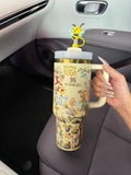 🐻💛40oz Winnie the Pooh Tumblers Stanley Gift Tumblers with Gift Box_CNPNY
