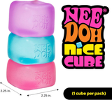 60pcs 5.5cm NeeDoh Nice Cube Slow Rising Sensory Squeeze Toy with Super Solid Squish Adults Fidget Toys for Kids Youth Adult_CNPNY