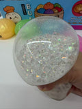 72pcs 8.5cm Beads Glitter Dumpling Squishy Toys Gel-Filled Squishy Toys with Beads Sparkling Stress Relief Sensory_CNPNY