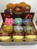 72pcs Pectin Soft Glitter Highland Cow Shapes Dumplings Squishy Toys Stress Balls Squeeze Fidget Toy_CNPNY
