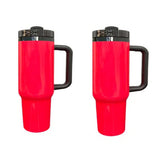 40oz Black Mirror Underneath Helloween Neon Colors Quencher Tumblers for Laser Engraving_CNPNY