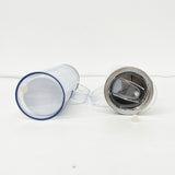 Presale USA_20oz Stainless Steel White Sublimation Snow Globe Skinny Tumblers With Acrylic Handle 25pcs_USPNY