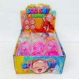 Presale USA_72pcs 14cm Baby Squishy Glitter Slow Rising Glitter Natasha Squeeze Toys_USPNY