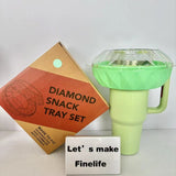 Reusable Tumbler Snack Bowl Compatible with 40oz Stanley tumblers_CNPNY