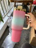 40oz Copper Underneath Ombre Color Quencher H2.0 Tumblers For Laser Engraving_CNPNY