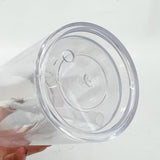 RTS USA_16oz Pre-drilled Double Wall Plastic Snow Globe Acrylic Tumbler 25pcs _USPNY