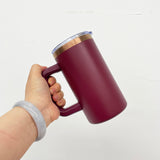RTS USA_20oz Copper Plate Powder Coat Coffee Mugs with Removable Handle 20pcs For Laser Engraving_USPNY