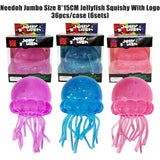 Presale USA_36pcs NeeDoh 8*15cm Jumbo Size Jellyfish Squishy Toys Slow Rising Squeeze Decompression Jelly Fish Squishy Toys_USPNY