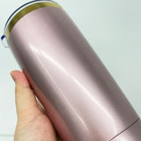 20oz/30oz Rose Gold Color Mirror Gold Underneath Sublimation Skinny/Flip Straw Tumblers _CNPNY