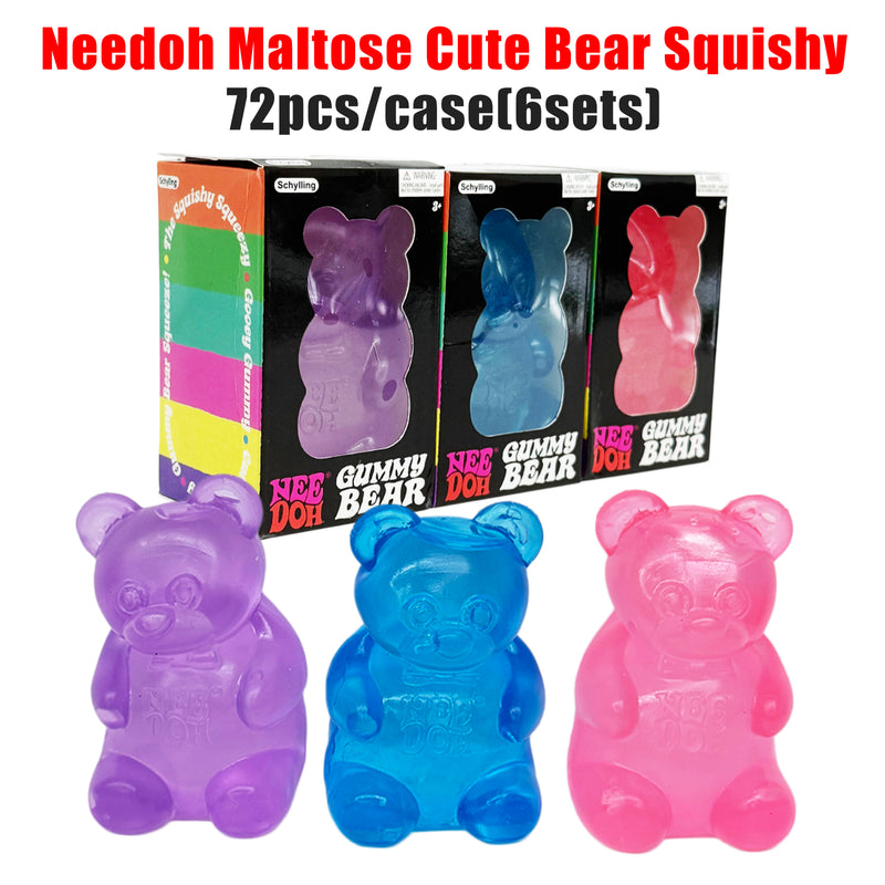 RTS USA_72pcs NeeDoh Bear Squishy Toys_USPNY