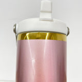 20oz/30oz Rose Gold Color Mirror Gold Underneath Sublimation Skinny/Flip Straw Tumblers _CNPNY