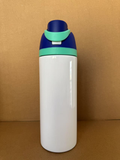 16oz/24oz Blank Sublimation Flip Straw Owala Style Kids Water Bottles 25pcs_CNPNY