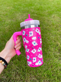 RTS USA_20oz 3D Cute Design Printed H2.0 20oz Water Tumblers with Handle 20pcs-USPNY