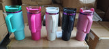 💜💗30oz/40oz Purple Pink Mirror Underneath Powder Coat H2.0 Quencher Tumblers 20pcs _CNPNY