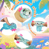 96pcs Axolotl Squishy Stress Relief Toy Glitter Fidget Toys Cute Malt Sugar Axolotl Toy Fidget Toys Adults Fidget Toys for Kids Youth Adult_CNPNY