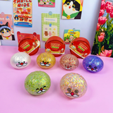 🎁🎅🏻72pcs Christmas 8.5cm Pectin Sugar Beads Dumpling Squishy Toys Soft Squish Adults Fidget Toys_CNPNY