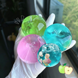 100pcs of Apple Shapes Squishy Toys Maltose Slow Rebound Fidget Toy _CNPNY