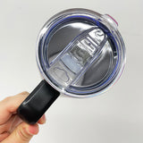 RTS USA_20oz Rainbow Plate Powder Coat Coffee Mugs with Removable Handle 20pcs For Laser Engraving_USPNY