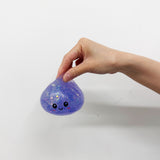 72pcs 8.5cm Pectin Glitter Dumpling Squishy Mystery Box Colorful Soft Squeeze Decompression Dumpling Squishy Toys with Steamer_CNPNY