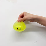 72pcs 8.5cm Pectin Glitter Dumpling Squishy Mystery Box Colorful Soft Squeeze Decompression Dumpling Squishy Toys with Steamer_CNPNY