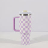 40oz H1.0 Stanley-style stainless steel checked tumbler_CNPNY