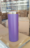 💜 20oz Mirror Gold Underneath Dark Purple Colors Powder Coat Straight Tumblers 25pcs Pack_CNPNY