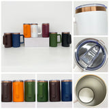 RTS USA_20oz Copper Plate Powder Coat Coffee Mugs with Removable Handle 20pcs For Laser Engraving_USPNY