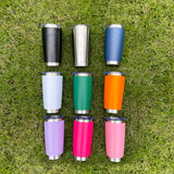RTS USA_20oz Regular Powder Coat Coffee Tumblers Mugs with Slide Lids 25pcs For Laser Engraving_USPNY