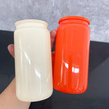 16oz Sublimation Glass Cans Autumn and Winter Christmas Colors Glass tumblers _CNPNY