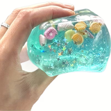 60pcs 3D Cartoon Ocean Decoration a Stress-Relief Simulation Cube Toy Stress Relief & Fidget Toy_CNPNY