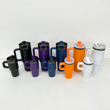 🍬🎃14oz/40oz Black Mirror Underneath Halloween Colors Powder Coat Tumblers for Laser Engraving_CNPNY
