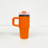 🍬🎃14oz/40oz Black Mirror Underneath Halloween Colors Powder Coat Tumblers for Laser Engraving_CNPNY