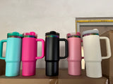 30oz/40oz 🌈Rainbow Plated Tumblers Powder Coat H2.0 Quencher Tumbler_CNPNY