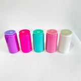 RTS USA_16oz Blank Sublimation Macaron Colors Glass Tumblers Glass Cans 25pcs/50pcs_USPNY