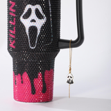 👻🎃40oz Halloween Blood Red Multiple Designs Bling Rhinestone Tumblers 20pcs_CNPNY