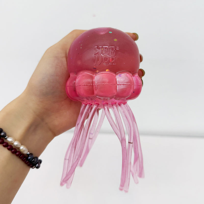 RTS USA_36pcs NeeDoh 8*15cm Jumbo Size Jellyfish Squishy Toys Slow Rising Squeeze Decompression Jelly Fish Squishy Toys_USPNY
