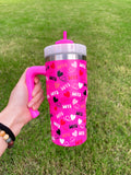 RTS USA_20oz 3D Cute Design Printed H2.0 20oz Water Tumblers with Handle 20pcs-USPNY
