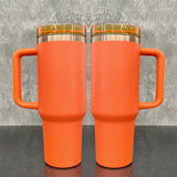 Presale USA_🧡40oz Copper Base Pumpkin Spice Quencher Tumbler for Laser Engraving_USPNY