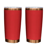 20oz Copper Powder Coat Coffee Mugs with Magnetic Slide Lids 25pcs For Laser Engraving_CNPNY