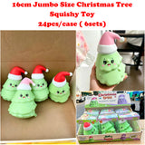 24pcs 16cm Jumbo Size Christmas Tree Squishy Toy Stress Relief Fidget Toys_CNPNY