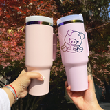 RTS USA_❤️40oz Pink Rainbow under Quencher Tumbler 28thMay arrive US warehouse_USPNY